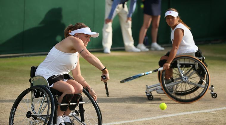 Jordanne Whiley, whiley, wheelchair doubles, wimbledon 2017, wheelchair doubles wimbledon, whiley pregnant, tennis, sports news, indian express