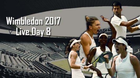 Wimbledon 2017 Day 8: Novak Djokovic advances into quarters; Venus vs Konta, Muguruza vs Rybarikova in semis