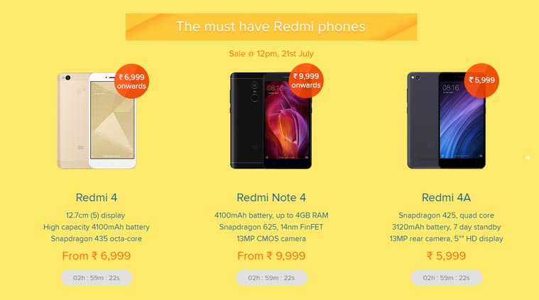 Xiaomi, Xiaomi Mi 3rd anniversary, Mi 3rd anniversary, Redmi 4A sale, Redmi 4 sale, Xiaomi Redmi 4 smartphone, Redmi 4 at Re 1, Redmi note 4 bidding sale, Redmi Note 4 flash sale, Redmi Note 4 discount