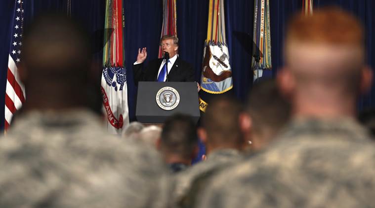 donald trump, us afghan policy, afghanistan policy, Trump afghanistan policy, pakistan, india, pakistan terro0rism, India us ties, india afghanistan ties, White house, world news, indian express, latest news