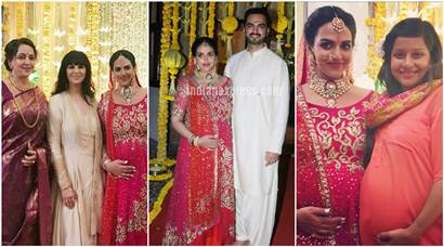 Celebrity baby showers: Esha Deol ties the knot for second time with husband on ‘godh bharai’