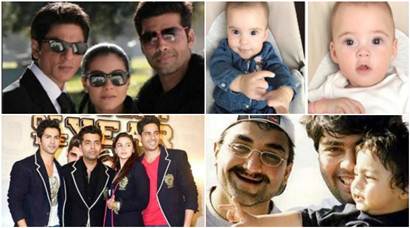 Karan Johar goes down memory lane, shares photo with ‘lifetime bonds’ Kajol and Shah Rukh Khan