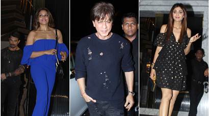 From Shah Rukh Khan, Preity Zinta, Shilpa Shetty to Nawazuddin Siddiqui, Bollywood stars party in style, see inside photos