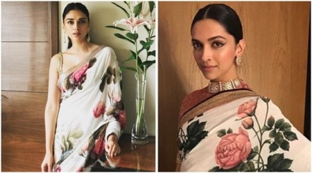Aditi Rao Hydari or Deepika Padukone — Whom do you like in this Sabyasachi floral sari?