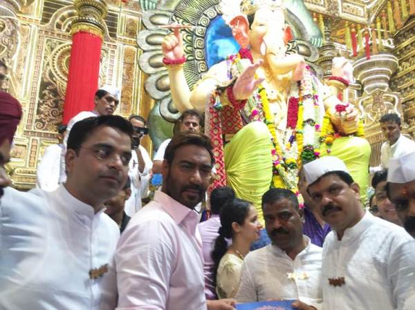ajay devgn, ajay devgn ganesh chaturthi, ganesh chaturthi images