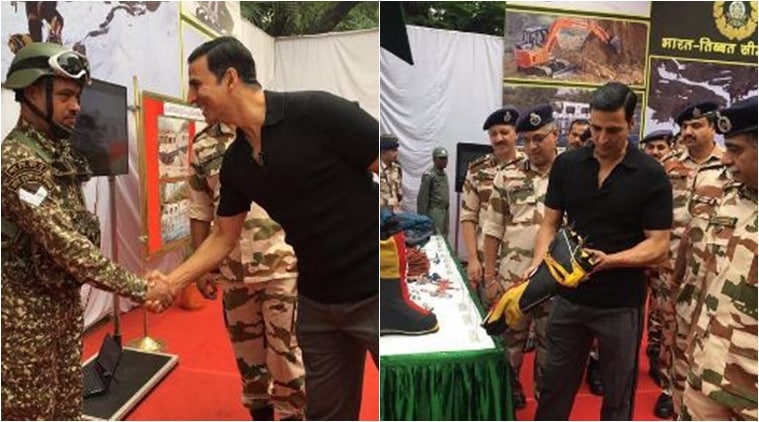 akshay kumar, akshay kumar Indo-Tibetan Border Police Force, Indo-Tibetan Border Police Force, varun dhawan, varun dhawan Indo-Tibetan Border Police Force, akshay kumar toilet ek prem katha, akshay kumar delhi, akshay kumar bhumi pednekar