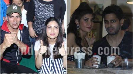 Sidharth Malhotra takes Jacqueline Fernandez on a coffee date, Akshay Kumar, Bhumi Pednekar gear up for some karate kicks