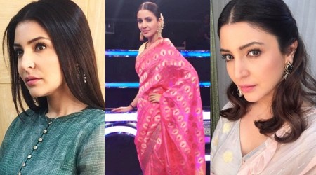 Jab Harry Met Sejal promotions: Anushka Sharma takes the desi route in beautiful saris, kurtas and Indian jewellery