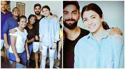 Anushka Sharma stays by boyfriend Virat Kohli’s side in Sri Lanka. We love to see the two together always