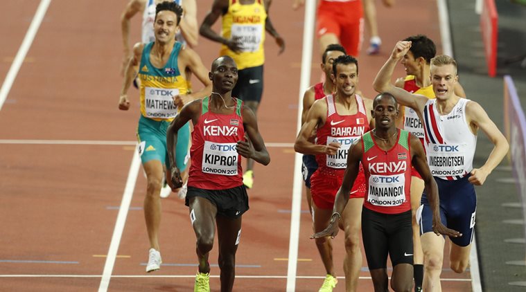 Asbel Kiprop, 1,500 metres, World Championships, sports news, Indian Express