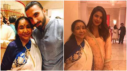 Asha Bhosle is most loved and her picture with Ranveer Singh, Priyanka Chopra and Aamir Khan prove it