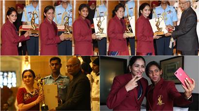 National Sports Day: From Harmanpreet Kaur to Sardar Singh, sportstars receive awards
