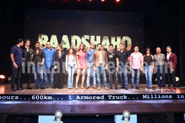 baadshaho trailer launch, baadshaho star cast, ajay devgn, ileana dcruz, esha gupta, emraan hashmi, 