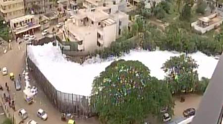 Bengaluru's Bellandur lake spills toxic foam again, CM Siddaramaiah says problem will be solved in 1 or 2 years