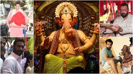 Ganesh Chaturthi 2017: Sanjay Dutt, Ajay Devgn pray to Lord Ganesha, see photos, videos