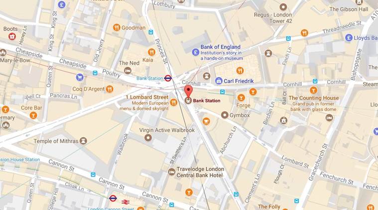 Bank Station, London, Fire accident, London Tube, Londo transportation system, UK, World News, Indian Express