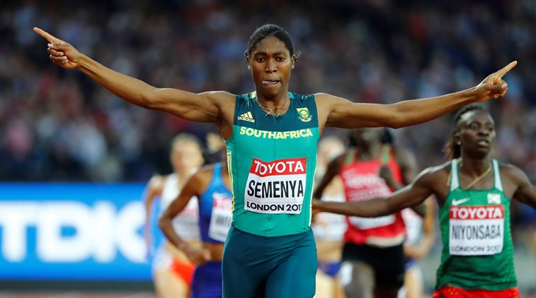 Caster Semenya, world 800 metres, World Championships, sports news, Indian Express