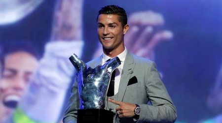 Cristiano Ronaldo wins UEFA Player of the Year award