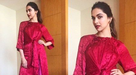 Deepika Padukone’s colour blocking game at her Oppo F3 limited edition launch fails to impress us