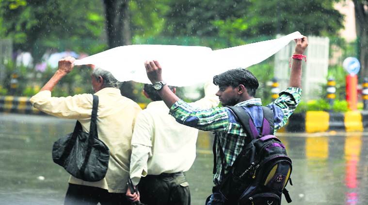 delhi weather, rain today, delhi rain, delhi temperature, delhi weather, indian express news, delhi news
