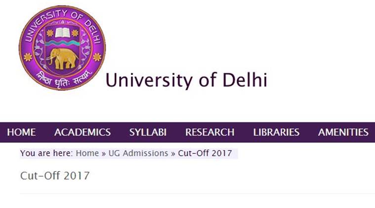 du, delhi university cut off, du.ac.in, du 11th cut off, du cut off, ncweb cut off, delhi university 11th cut off, education news, indian express, delhi univerisy,