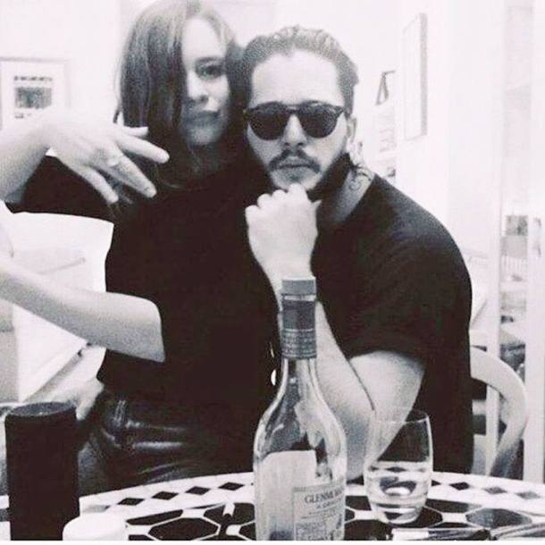 jon snow, daenerys targaryen, game of thrones season 7, kit harington, emilia clarke,