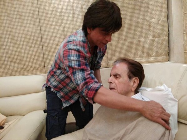 Dilip kumar, shah rukh khan, shah rukh khan dilip kumar, shahrukh dilip kumar saira banu