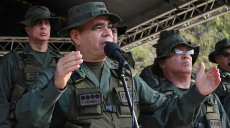 Venezuelan army and militias hold exercises after Donald Trump’s warning of ‘military option’
