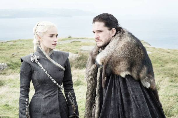 game of thrones, game of thrones season 7, game of thrones season 7 episode 5, game of thrones episode 5 stills, daenerys targaryen, jon snow