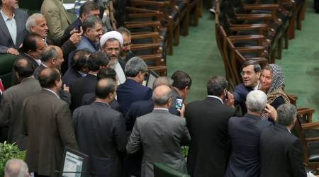 Iran papers slam MP ‘selfies of humiliation’ with EU diplomat Federica Mogherini