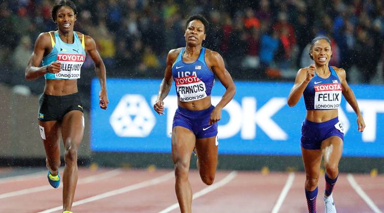 Phyllis Francis, athletics world championships