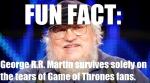 George RR Martin’s publishers REFUSED to recognise him, and Twitterati can’t stop making jokes
