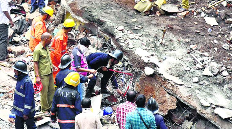 Ghatkopar building, Ghatkopar building collapse, Siddhi Sai building, Brihanmumbai Municipal Corporation, Ghatkopar building collapse CCTV footage