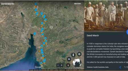 Use Google Earth Voyager to relive Dandi March: Here’s how