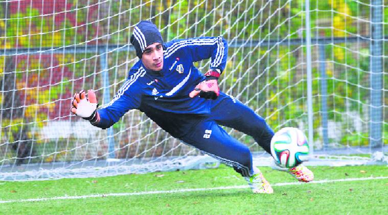Bengaluru FC,, Gurpreet Singh Sandhu, Indian goalie paying for Norwegian cub, India goalkeeper playing for Stabaek, Bengaluru FC news, Bengaluru Football club news, Bengaluru FC latest signing, new player at Bengaluru FC, Sports news, India sport news, India football news, ISL news, Indian Super league news 