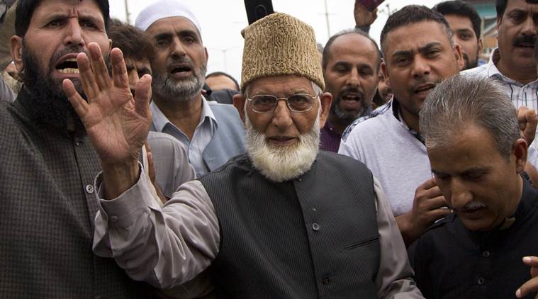 Syed Ali Shah Geelan, geelani's sons, geelani son's invetigated, NIA, Nayeem, Naseem, separatist leader