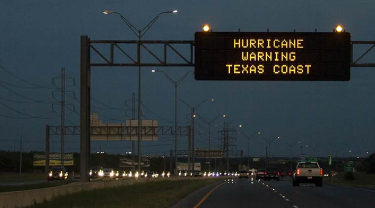 hurricane harvey, us storm, texas gulf coast, united states, hurricane in american, storm in us, hurricane harvey latest updates, texas hurricane, indian express