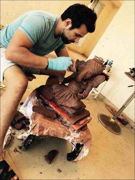 Rithvik Dhanjani images, Rithvik Dhanjani ganesh utsava, Rithvik Dhanjani ganesh chaturthi, ganesh chaturthi, celebrities ganesh chaturthi
