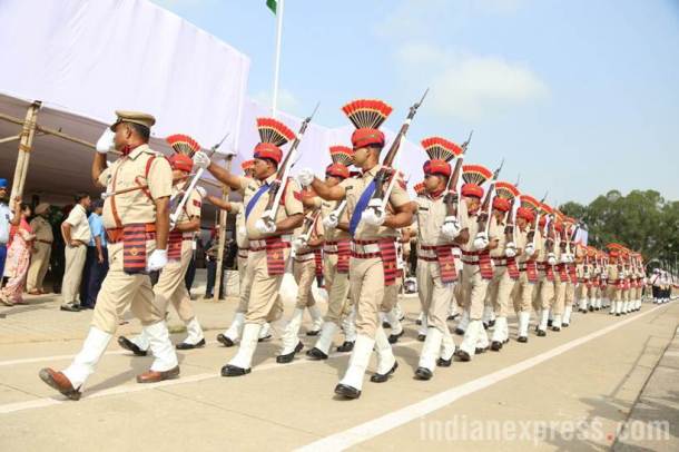 independence day 2017. 15th august, ncc cadets, chandigarh, sector 17 parade ground, independence day pics, independence day dress rehearsals, indian express