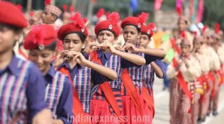 Police personnel, NCC cadets rehearse in Chandigarh ahead of Independence Day
