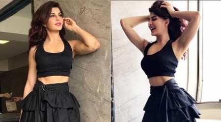 We love ruffles but Jacqueline Fernandez’s take on it is simply bizarre