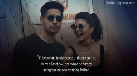 Sidharth Malhotra says Jacqueline Fernandez’s kids would be named Facebook, Instagram and Twitter
