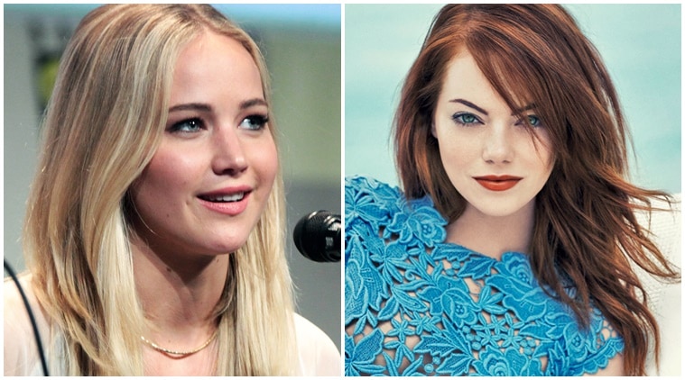 jennifer lawrence, emma stone, jennifer aniston, la la land