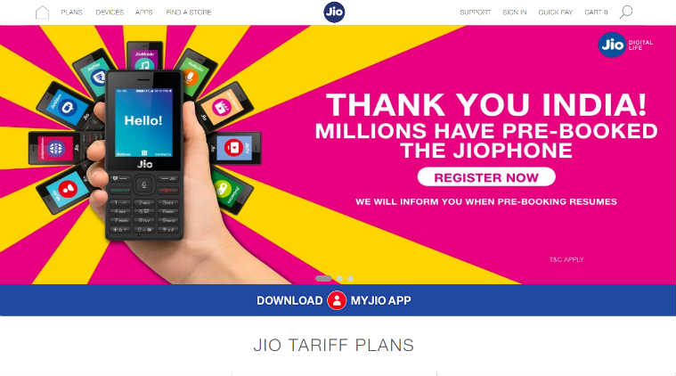 Reliance Jio, JioPhone, JioPhone pre booking, JioPhone how to book, JioPhone booking