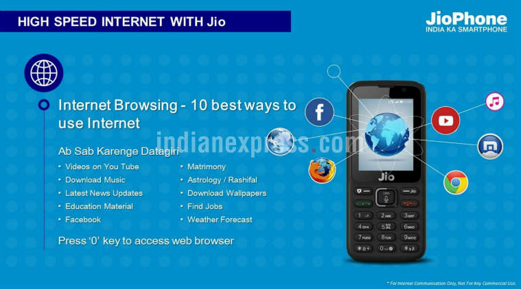 Reliance Jio, JioPhone, JioPhone sale, JioPhone pre-booking, How to get Jio Phone, Reliance Jio feature phone, Jio Phone storage space, Jio Phone space