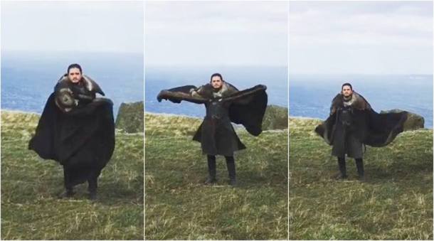 jon snow, daenerys targaryen, game of thrones season 7, kit harington, emilia clarke,