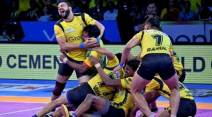 Pr oKabaddi season 5, PKL 2017, Pro Kabddi Hyderabad wrap, Telugu Titans, Rahul Chaudhari, Anup Kumar, pardeep Narwal, Pro Kabaddi, Indian Express