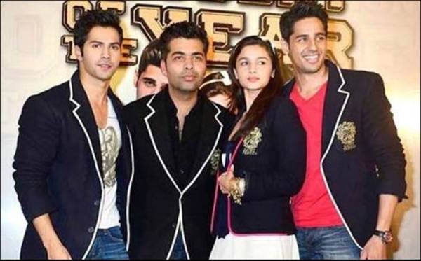 karan johar ali abhatt sidharth malhotra varun dhawan student of the year