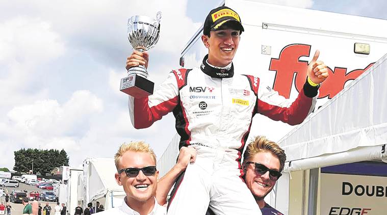 krishnaraj mahadik, brdc british formula 2 2017 winner, indian formula racers, british formula 3, indian express