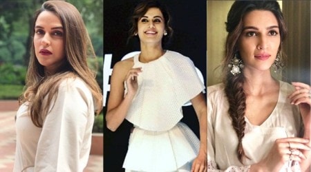 Taapsee Pannu, Kriti Sanon, Neha Dhupia show us different ways to wear white